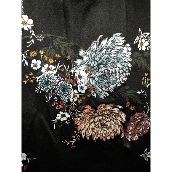 NEW TORRID Plus Size 10 10W A-Line Dress Black Blue Pink Floral Cap Sleeve - Picture 3 of 6